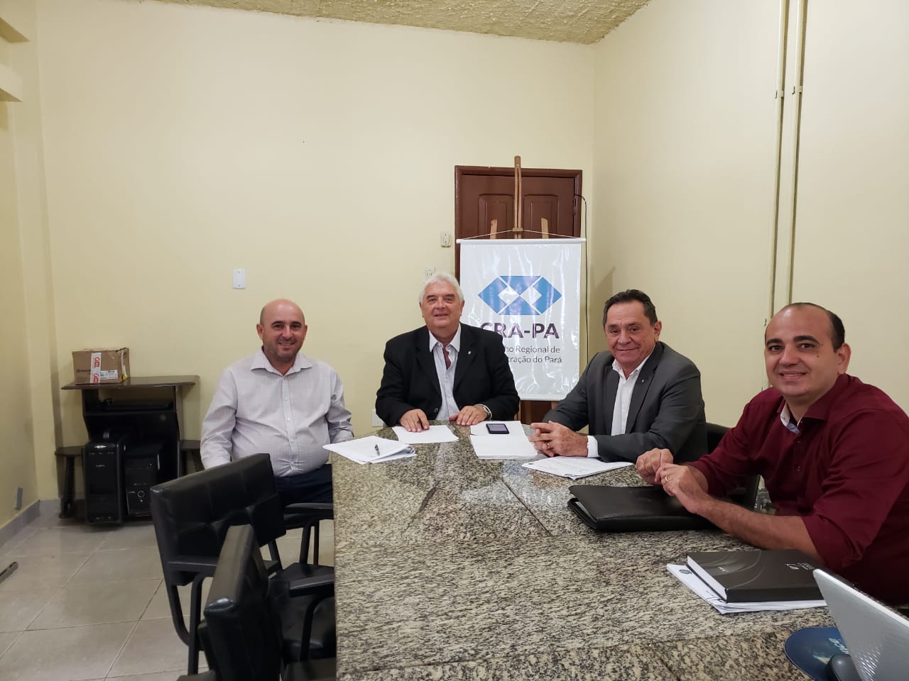 Adm. Leonardo Macedo se reúne com Junta Interventora no CRA Pará